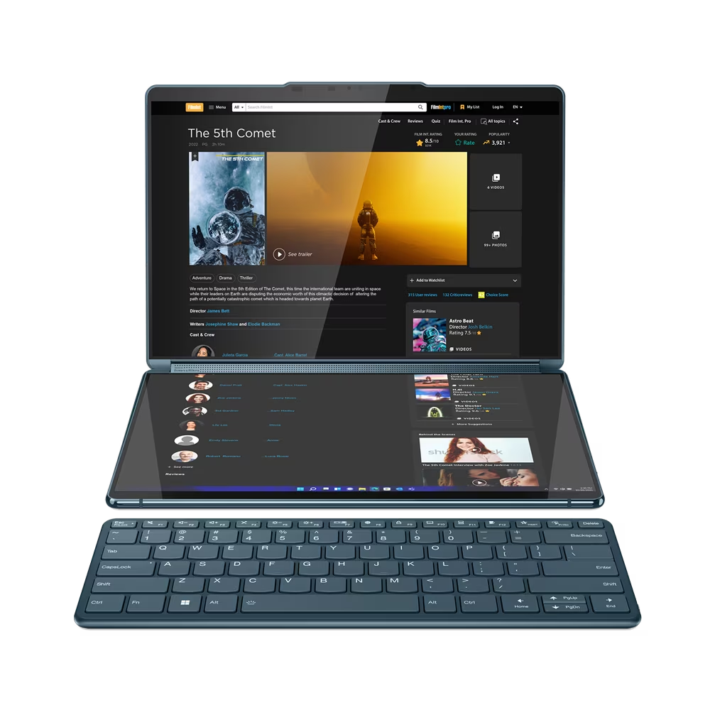 Yoga Book 9-13 Tidal T Intel Core Ultra 7 155U 16GB 1TB 2.8K DOTYK WIN