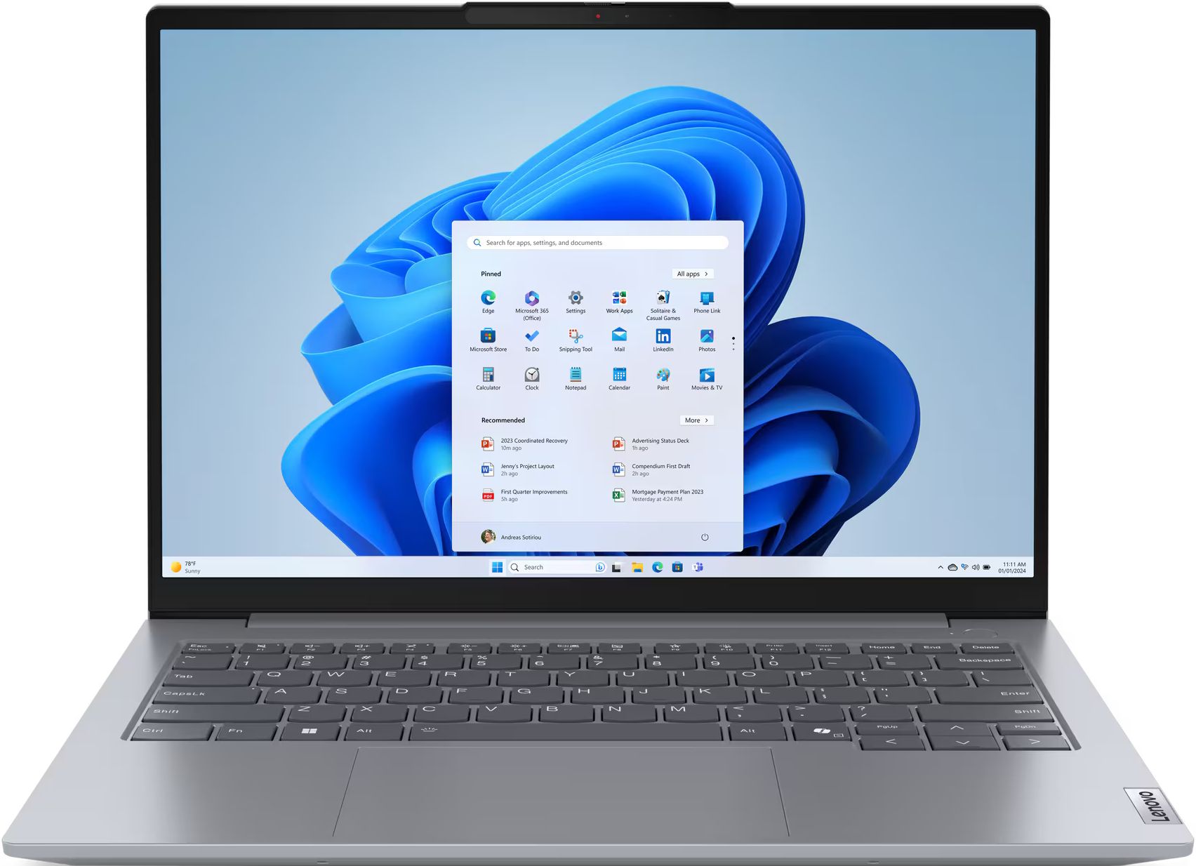 Lenovo ThinkBook 14 A G7 AMD Ryzen 3 7335U 8GB 256GB WUXGA WIN