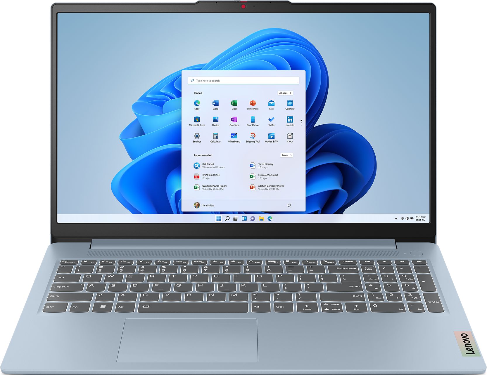 Laptop Lenovo IdeaPad Slim 3 15AMN8 R5 7520U 8GB 512GB FHD W11 Home