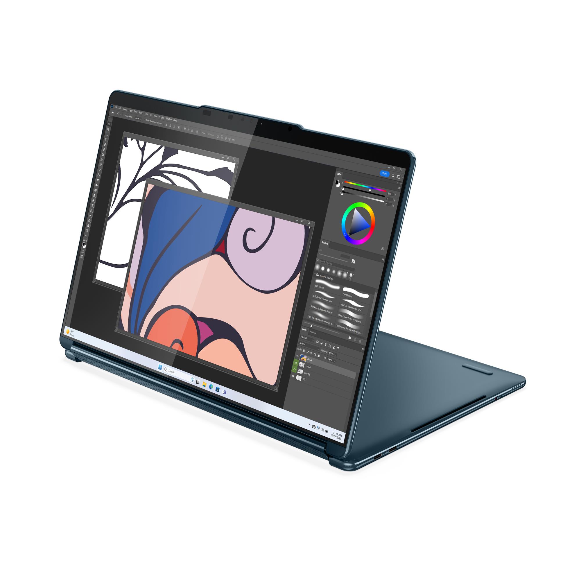 Yoga Book 9 13IMU9 Intel Core Ultra 7 155U 16GB 1TB 2.8K DOTYK WIN - obrazek 4