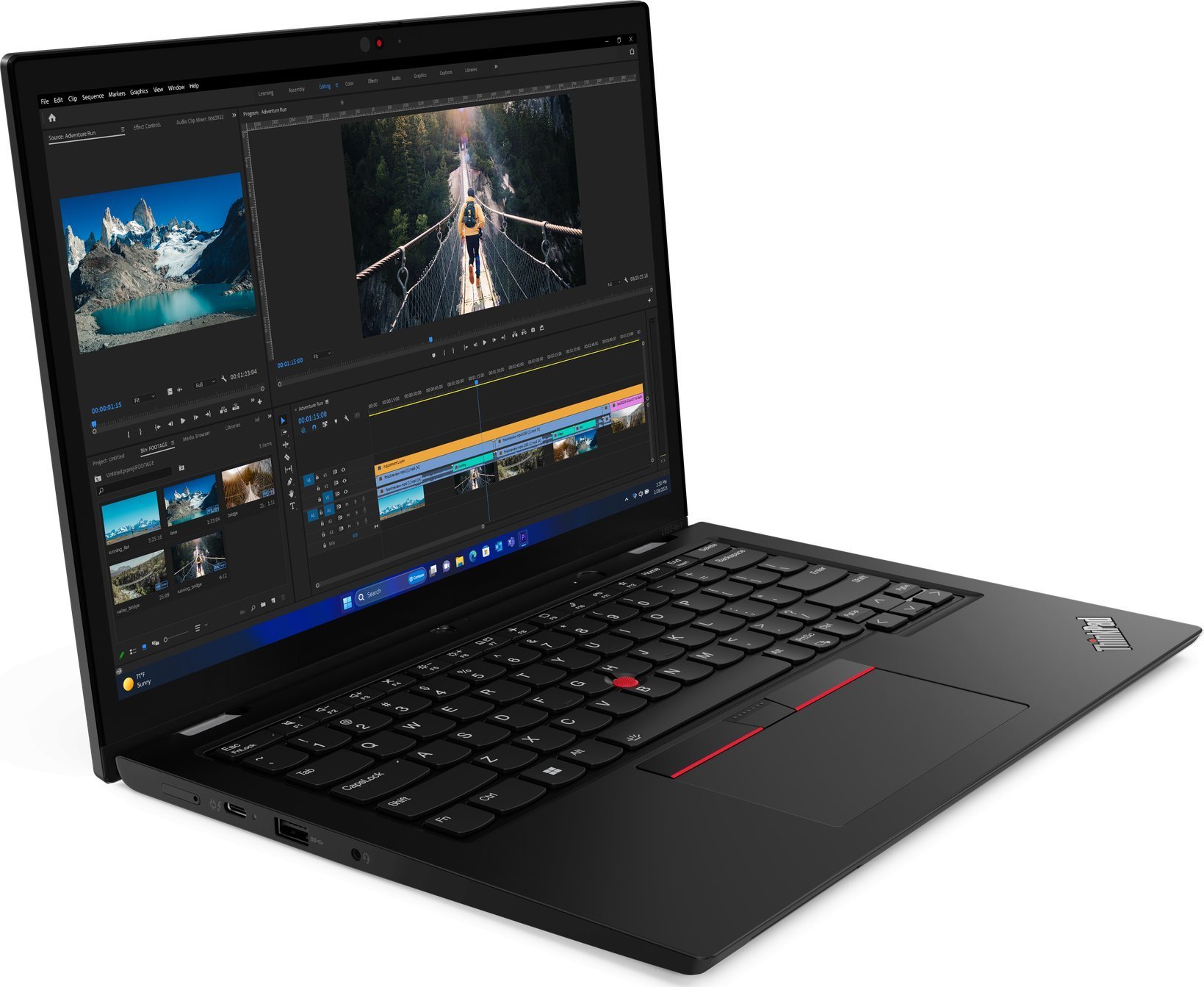 Lenovo ThinkPad L13 2-in-1 G5 Ultra 5 125U 16GB 512GB WUXGA DOTYK W11P - obrazek 5