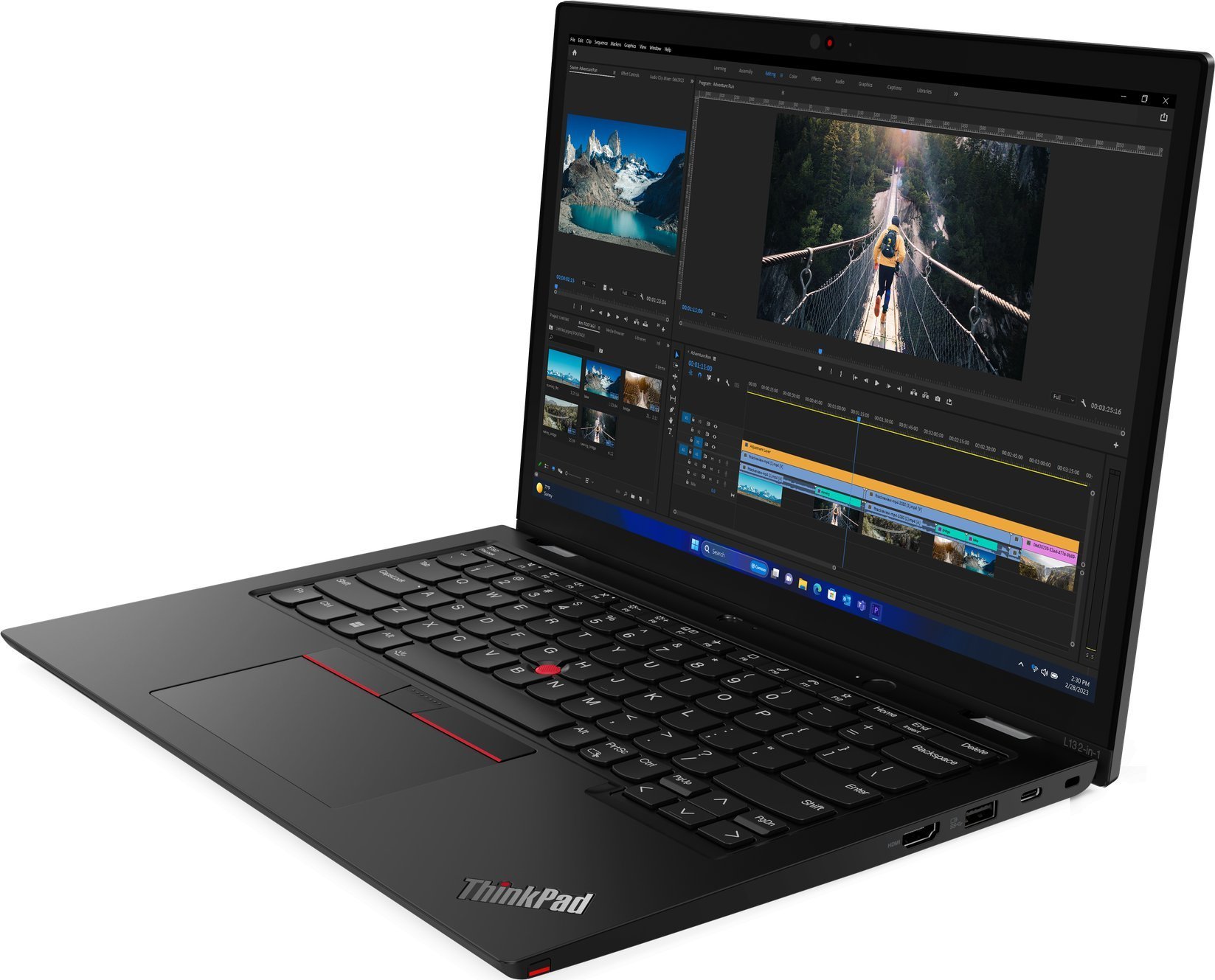 Lenovo ThinkPad L13 2-in-1 G5 Ultra 5 125U 16GB 512GB WUXGA DOTYK W11P - obrazek 4
