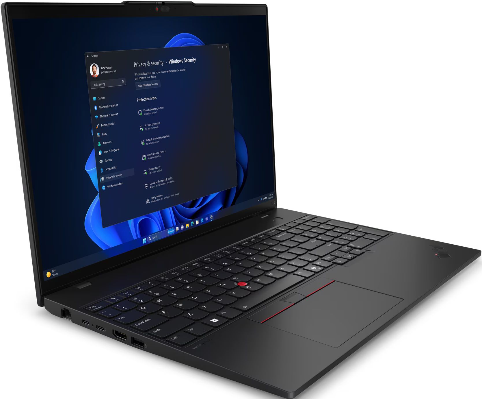 Laptop Lenovo ThinkPad L16 G1 R7 Pro 7735U 32GB 1TB W11P - obrazek 3