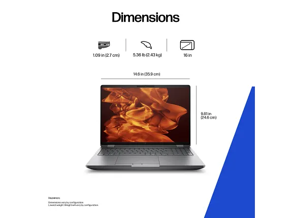 Laptop HP Zbook Fury G1i Intel 16" 2000 Blackwell - obrazek 4