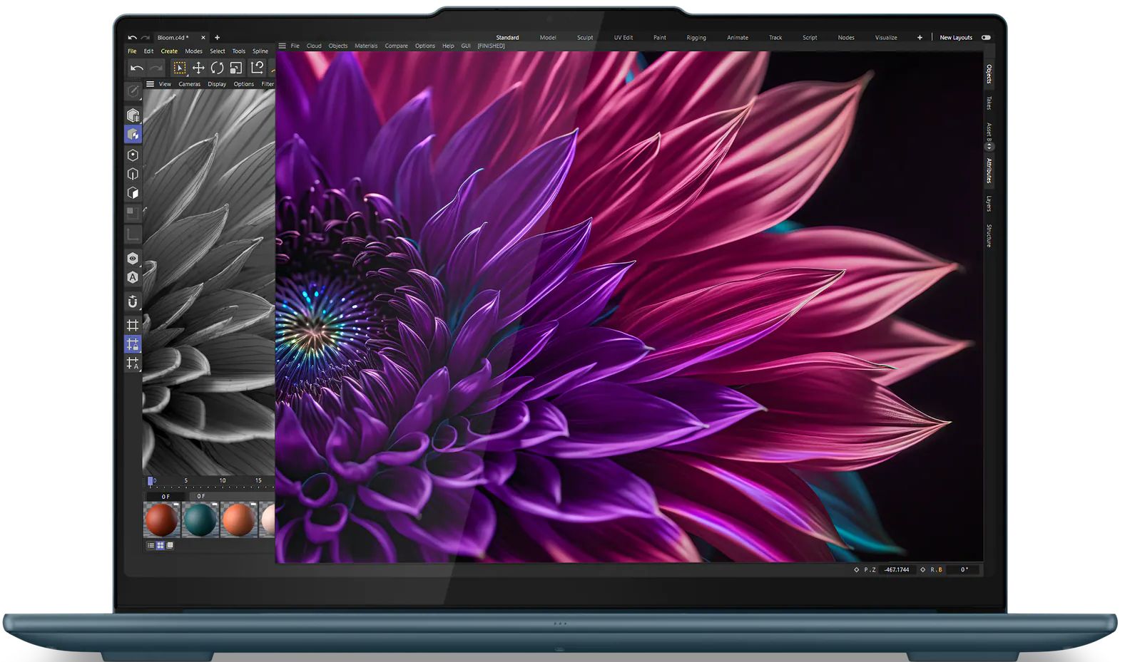 Laptop Lenovo Yoga Pro 9 16IMH9 Ultra 9 185H 32GB 1TB 3.2K W11 RTX 4070 - obrazek 4