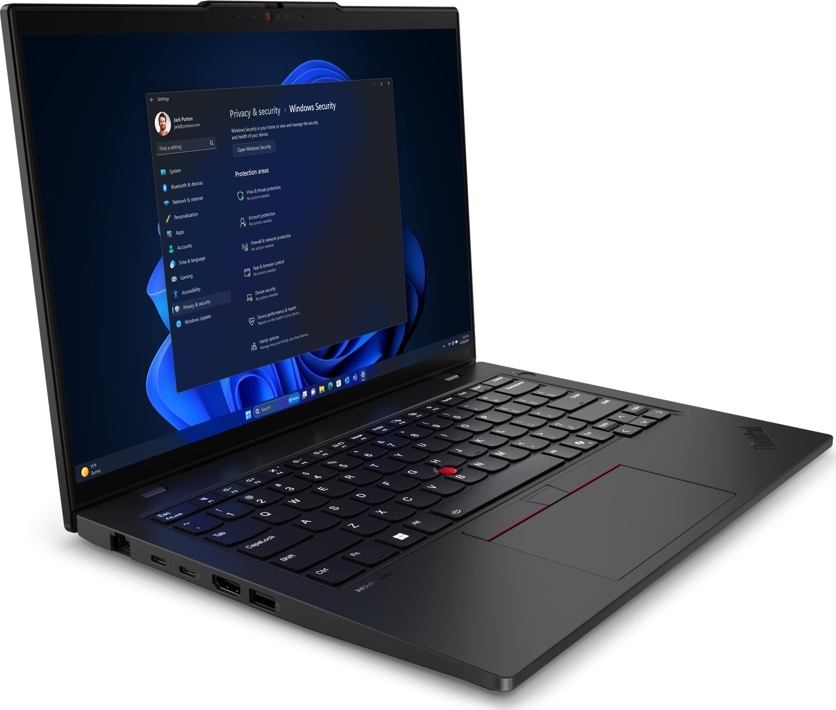 Laptop Lenovo ThinkPad L14 G5 AMD R7 Pro 7735U 32GB 1TB W11P - obrazek 3
